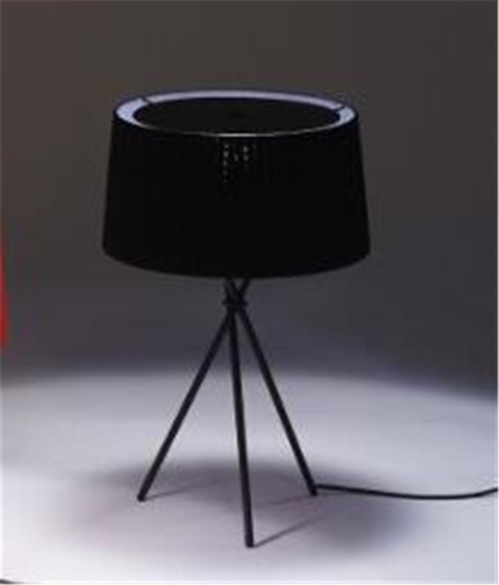 Modern Home Deco Luminaria Iron Tripod Fabric Lampshade Simple Standing Lamp Floor Light