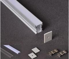 Underround Unfolded Anodized LED Alu-Profil Aluminium LED Strip Profile for Ceiling Wall