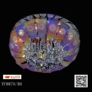 Modern Crystal &amp; Glass Colour Changing LED Chandelier Lamp for Home Deco (YF8870/R6)
