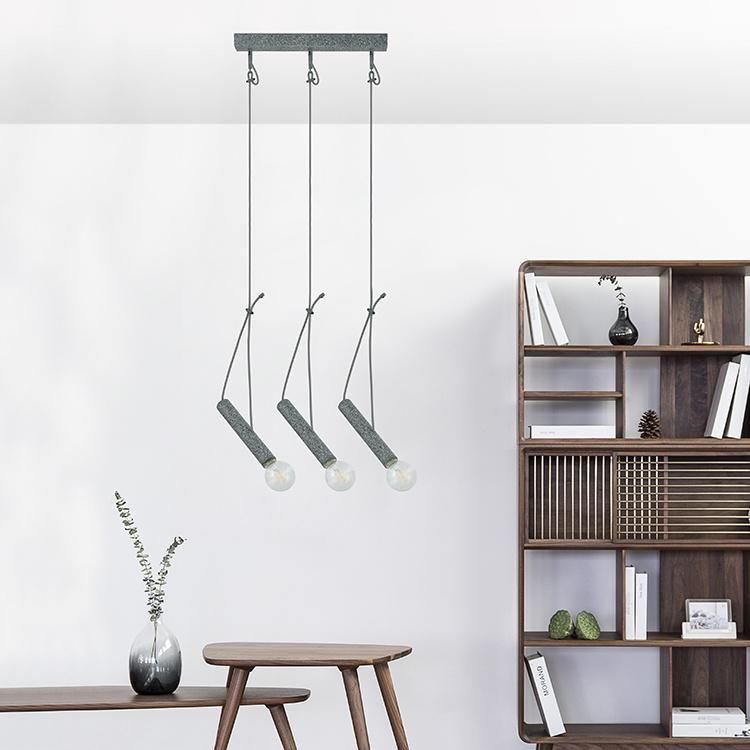 Modern Long Tube LED Hanging Lamp Cylinder Linear LED Pendant Light for Bar Bedside Dining Room