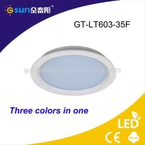 3000k, 4000k 6000k in One Silm LED Downlight 5W (2.5inch to 6inch)