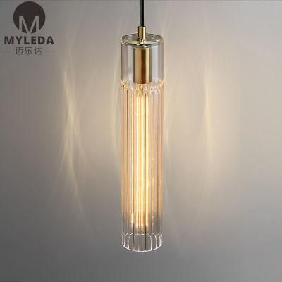 Hanging Glass Shade Pendant Light E27 Vintage Industrial Light