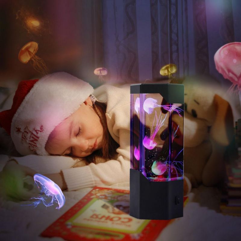 Trendy Desktop Novelty Creative Night Light Cost Effective Decorative LED Gift Jellyfish Lamp