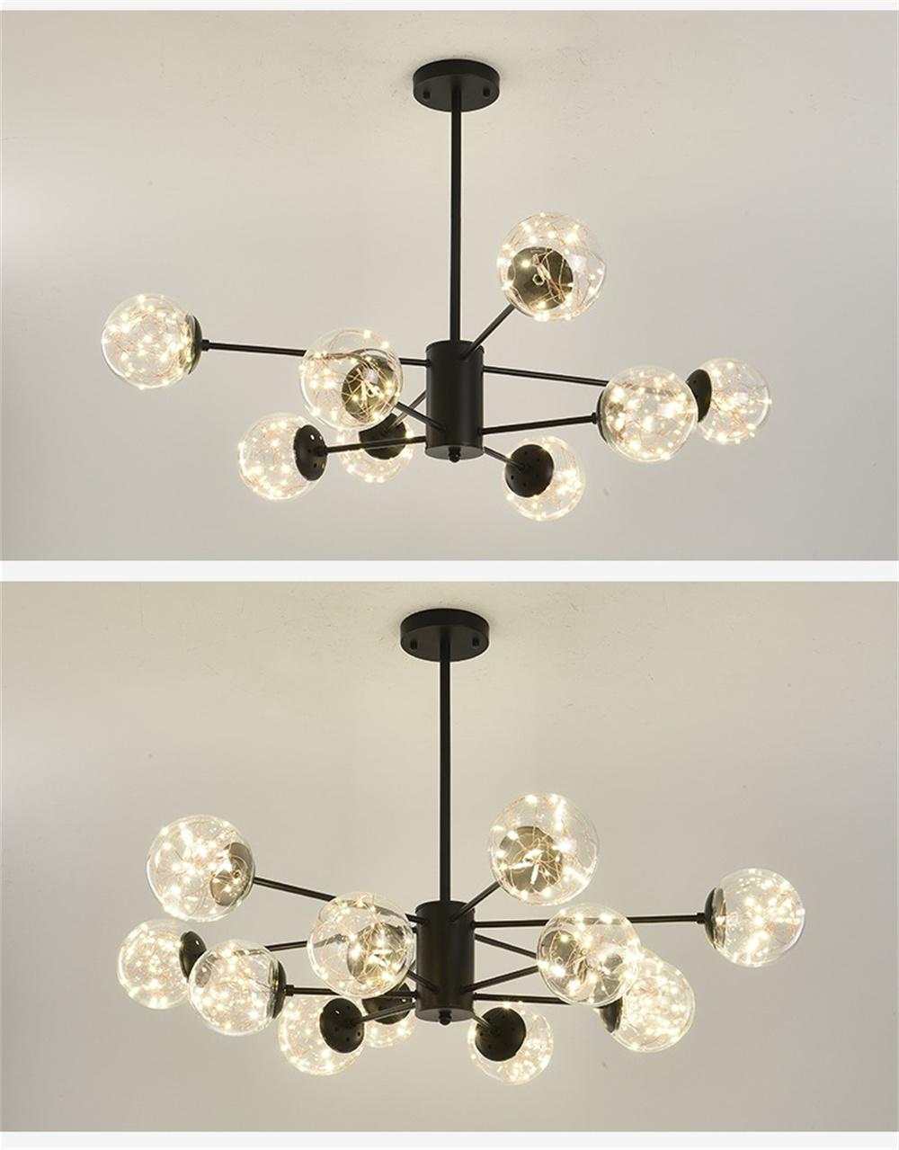 Personalized Magic Bean Molecular Restaurant Chandelier