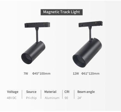ED Track Lighting System Magnetic Track Light Surface DC48V