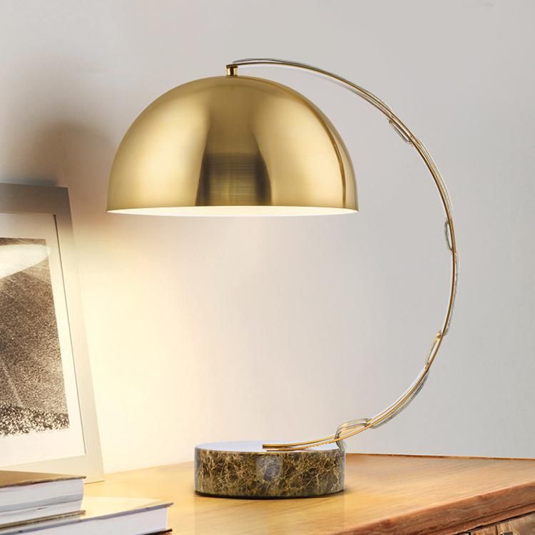 Nordic Post-Modern Light Luxury Iron Table Lamp Personality Creative Study Bedroom Bedside Lamp Living Room Model Room Decorative Lamp