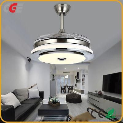 Invisible Bladeless Ceiling Fan with Remote Control LED Ceiling Fan Light Best Modern Decorative Ceiling Fan