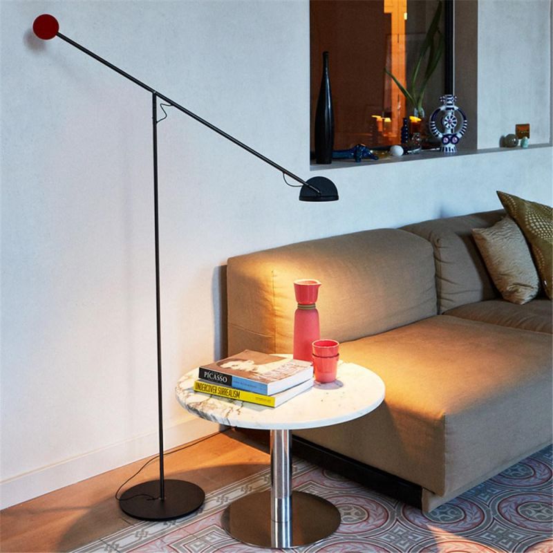 Simple Iron Art Line Floor Lamp Cafe Villa Hotel Free Bedroom Home Decor Designer Standing Lamps