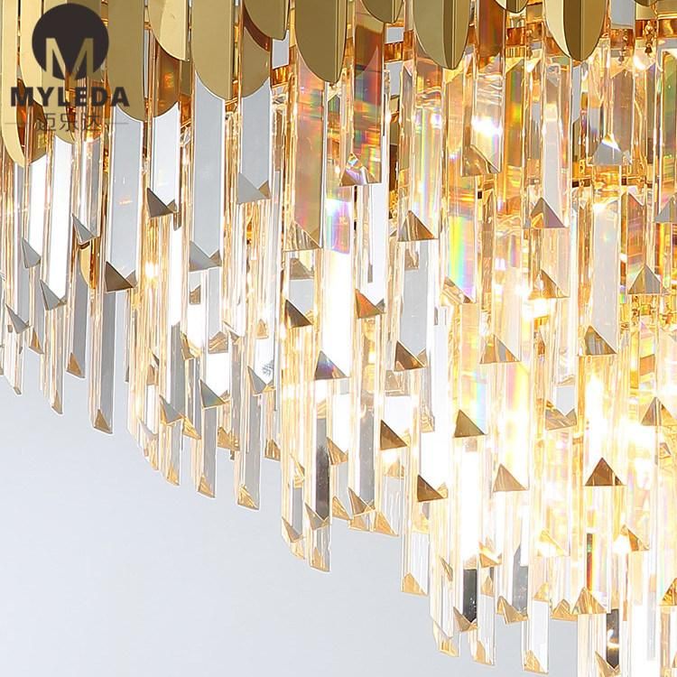 New Design Residential Interior Crystal Pendant Lamp