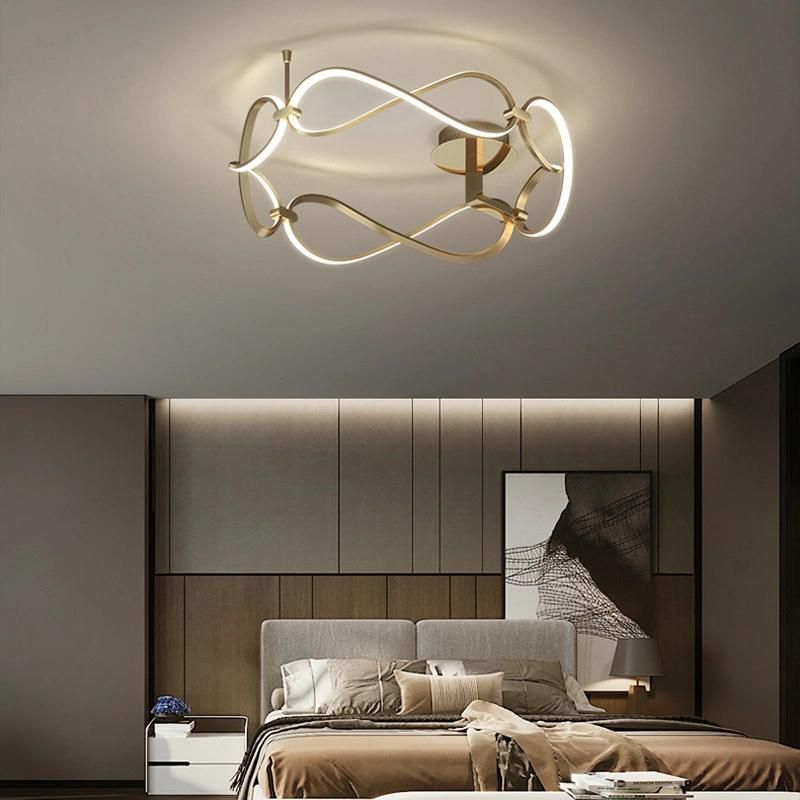 Postmodern Luxury Style Bedroom Lighting Simple Creative Lamp Warm Living Room Ceiling Light