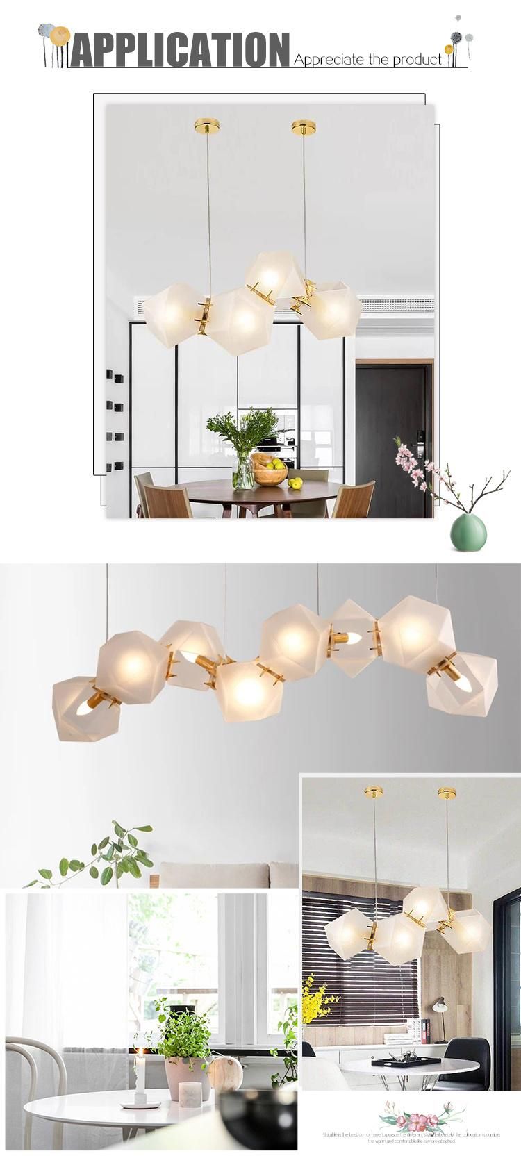 White or Black Metal Pendant Lamp for Living Room