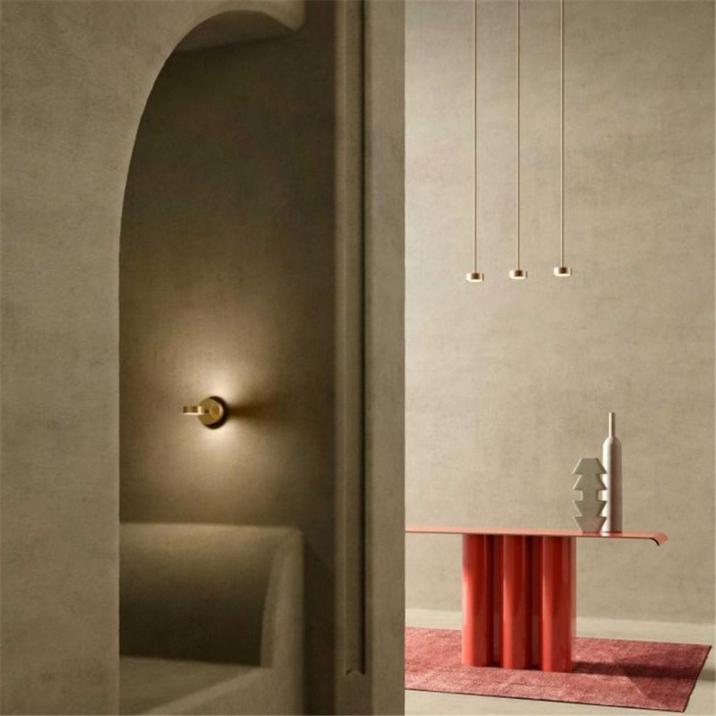 Bedroom Living Room Bedside Lamp Glass Post-Modern Personality Aisle Staircase Background Wall Lamp