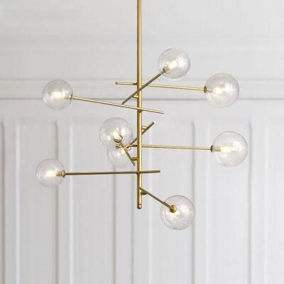 Golden Branched Glass Dining Room Chandelier Living Room Study Lighting The Pendant Light Company