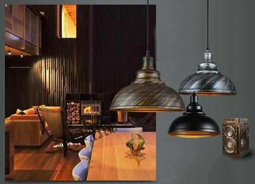 Industrial Pendant Lamp for Indoor Dinner Room Decoration