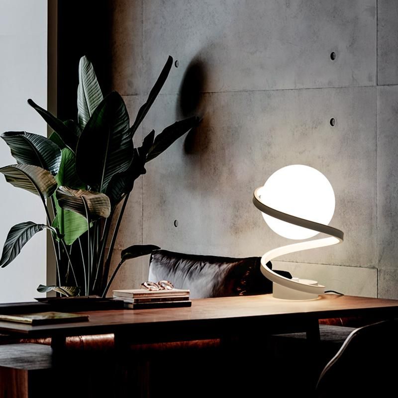 Spiral Bulb Table Lamp Bedside Lamp Dining Room Living Lamp