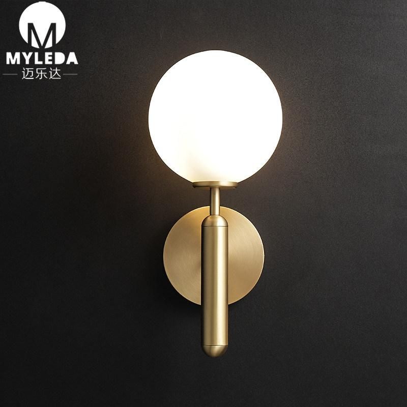 Villa Hotel Interior Modern Decorative Glass LED Wall Light