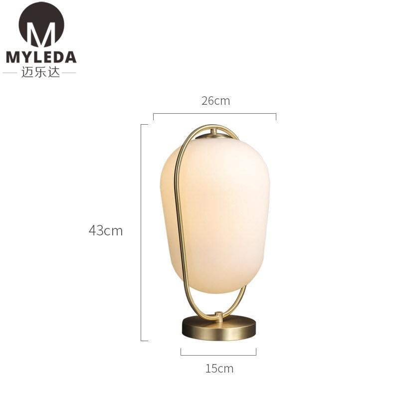Modern Design Brass LED Table Lamp Art Desk Lamp