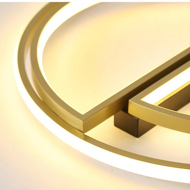 Light Luxury Golden Bedroom Light Simple Modern LED Ceiling Light Home Bedroom Lamp