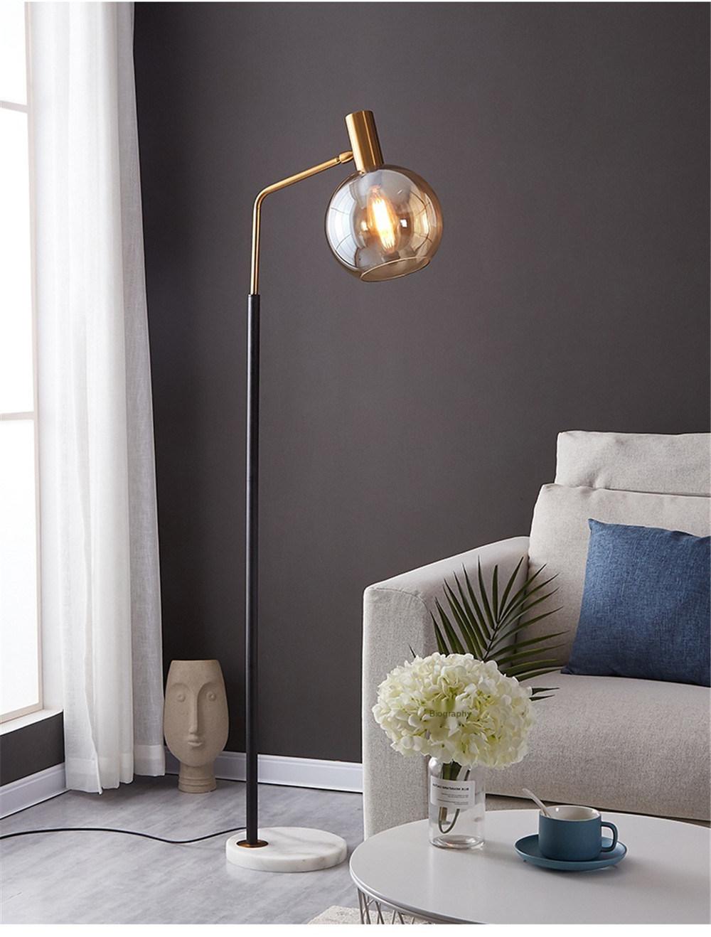 Simple Floor Lamps Living Room Sofa Bedroom Bedside Study Stand Lamps Luxury Vertical Reading Floor Lights
