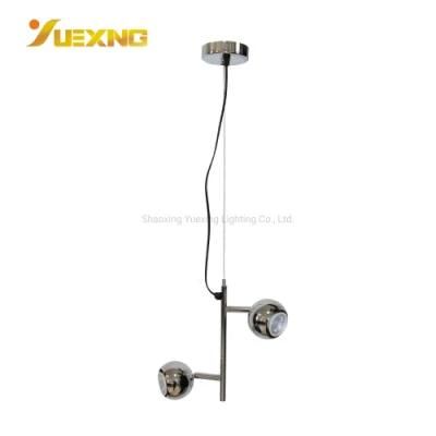 LED Max50W Hanging Light Chrome Mini Iron Chandelier Light