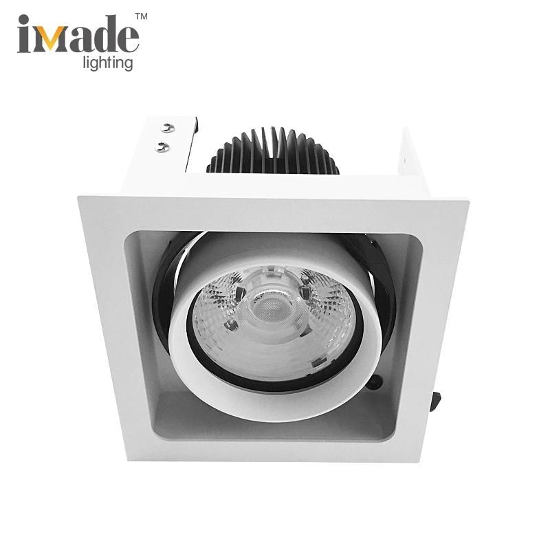 Imade Light China 25W Factory Supply Square Recessed Adjustable Dimming LED Down Light