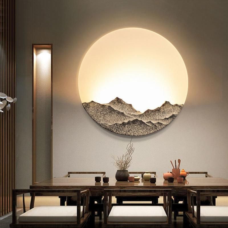 Chinese Modern Simple 5W LED Wall Light Bedroom Hotel LED Decorative Wall Light for Bedroom (WH-OR-129)