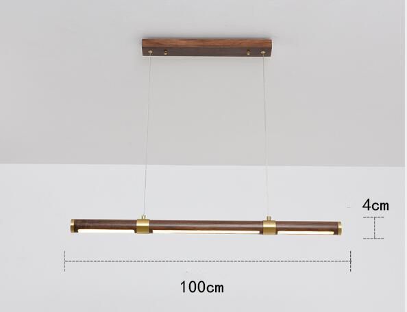 Nordic Long Pendant Light Minimalist Office Niels Scandinavian Round Case Wooden Pendant Light (WH-AP-359)