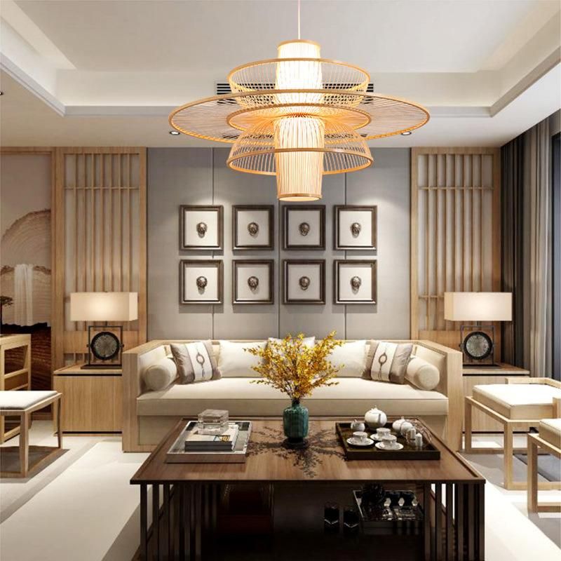 Chinese Pendant Lights for Living Room Bar Restaurant Bamboo Light (WH-WP-27)