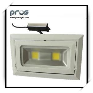 2014 CE&RoHS Made in China AC85V-265V COB Square LED Shop Light 120degree Beam Angle (PL-D-RC10W2)