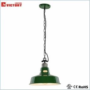 Industrial Bright Green Iron Decorative Pendant Lighting (H-3711)