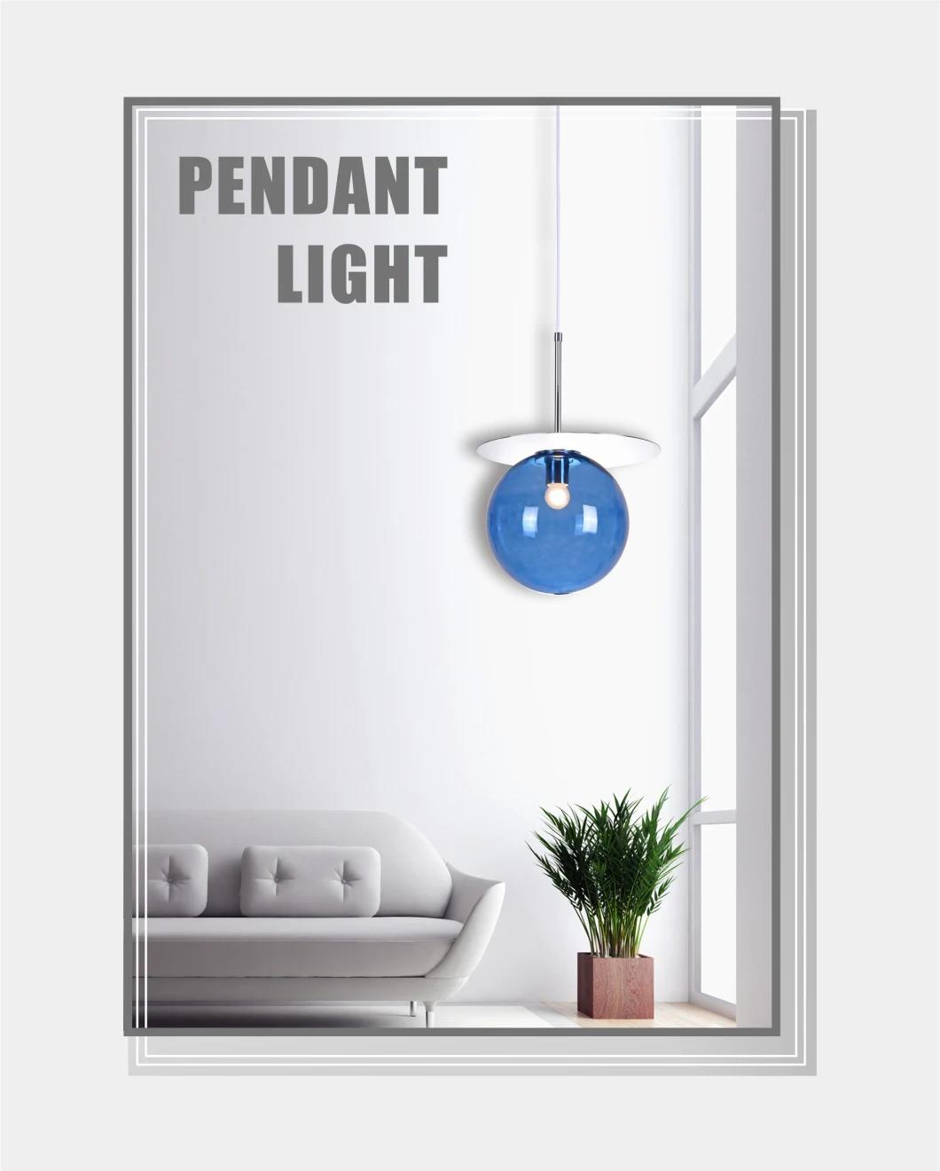 Decorative Indoor Ball Glass Pendant light hanging ceiling Lamp