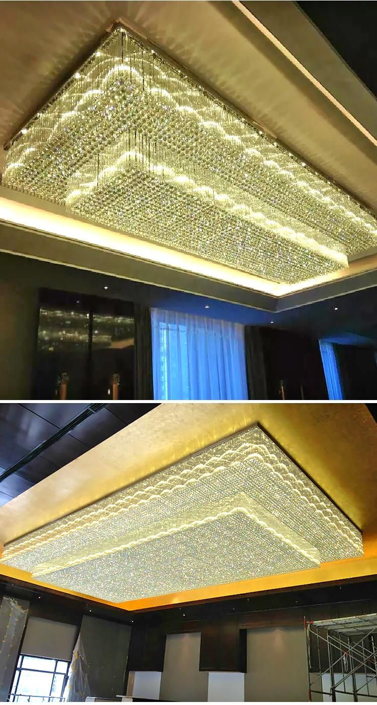 Luxury Lamp Department Store Banquet Custom Project LED Ceiling Chandelier Light