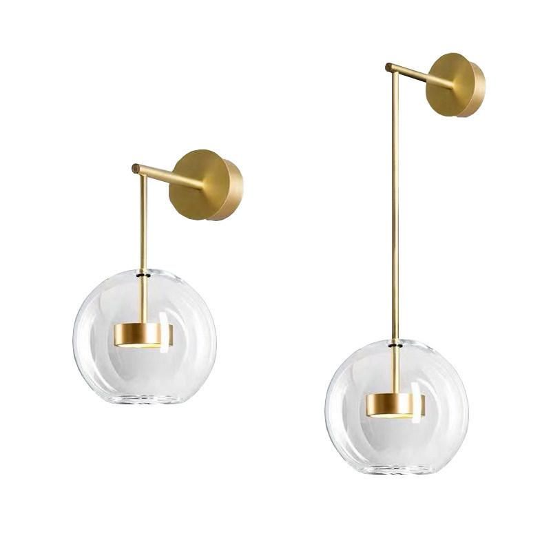 Nordic Wall Sconces 10W LED Light Glass Bubble Sample Scandinavian Wall Light (WH-OR-70)