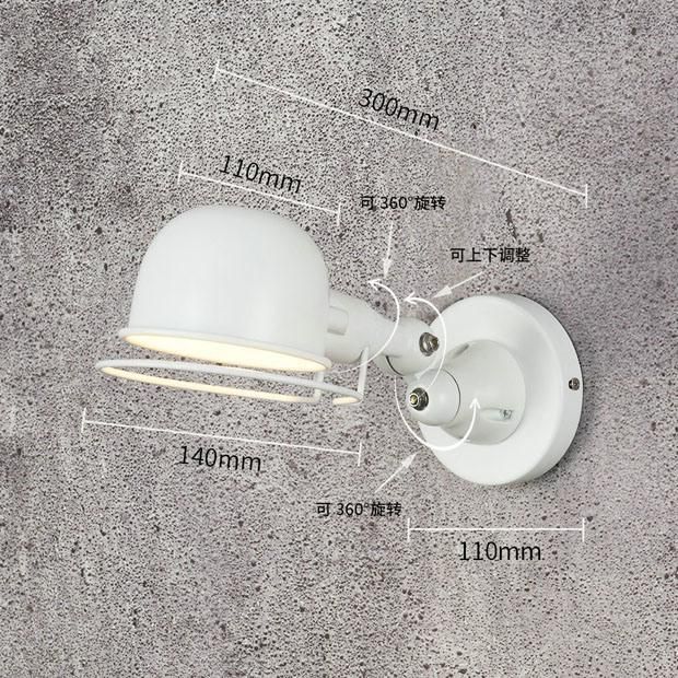 Vintage Rh Loft Jielde Adjustable Retro E14 LED Wall Lights Jielde Lamp (WH-VR-95)
