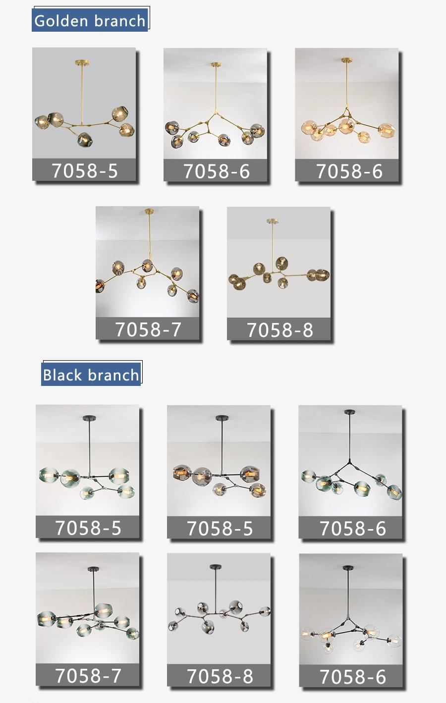 Luxury Bubble Chandelier Suspension Lamp Modern Lighting