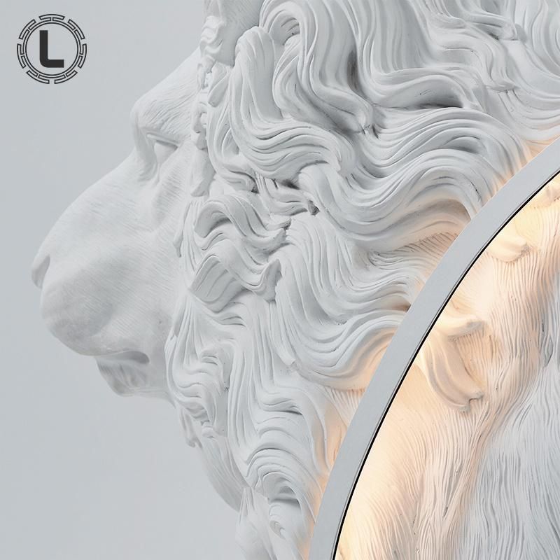 White Lion LED Floor Lamp Living Room Studio Standing Floor Lamp (WH-VFL-17)