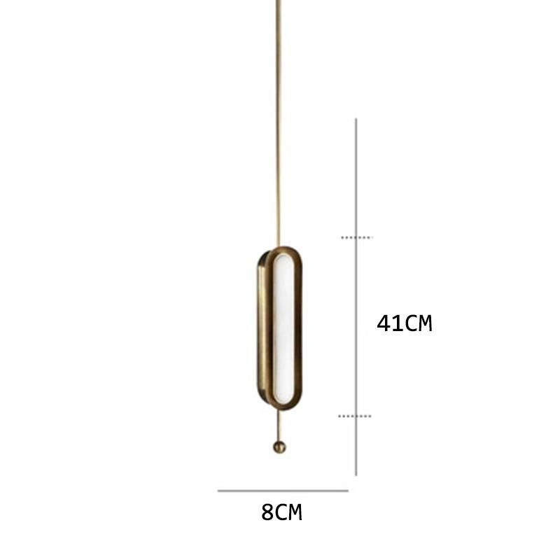 Modern Metal Pendant Lamp Designrer Simple LED Lights Nordic Loft Restaurant Kitchen Living Room Pendant Lamp (WH-AP-190)