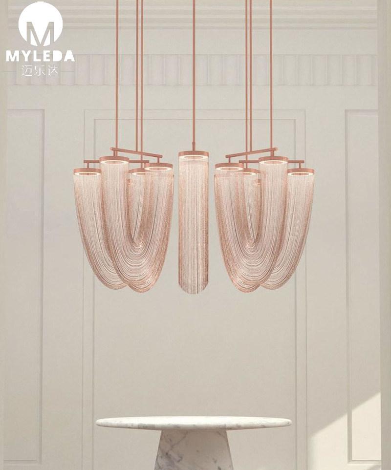 Decorative Room Project Hotel Lobby LED Modern Pendant Lamp