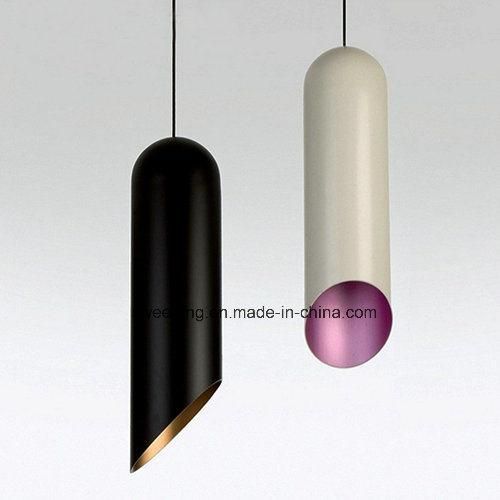 Aluminium Pendant Lamp Indoor Light 6 Colors Hanging Lantern Lights Black and Gold Pendant Light