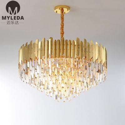 New Design Residential Interior Crystal Pendant Lamp