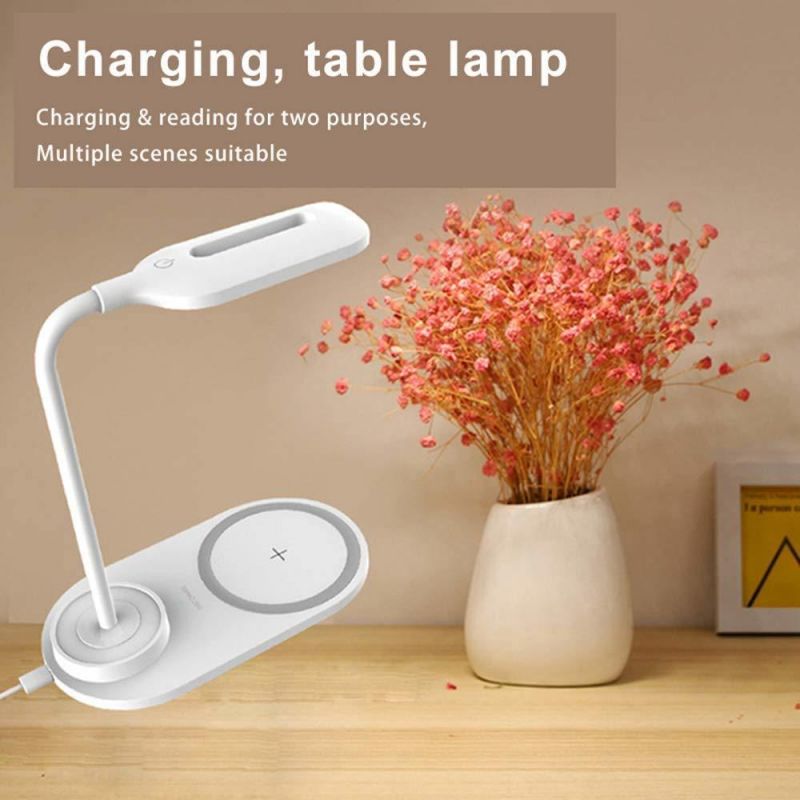 Trending Adjustable LED Desk Lamp with 10W Qi Wireless Charger