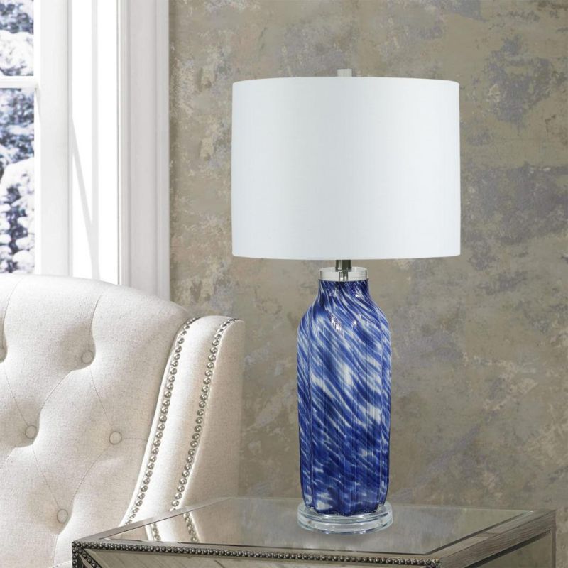 Light Luxury Table Lamp American Italian Model Room Hotel Designer Master Bedroom Bedside Table Lamp Duobao Fish Ceramic Table Lamp Floor Lamp
