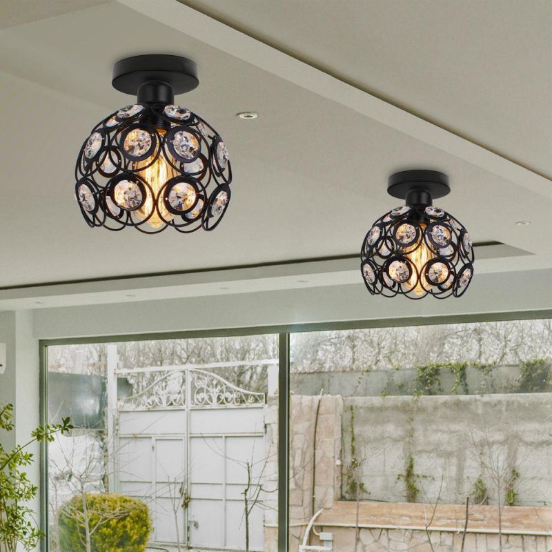 Mini Ceiling Lights Vintage Industrial Ceiling Lamp Hallway Corridor Retro Loft Industrial Ceiling Light (WH-LA-36)