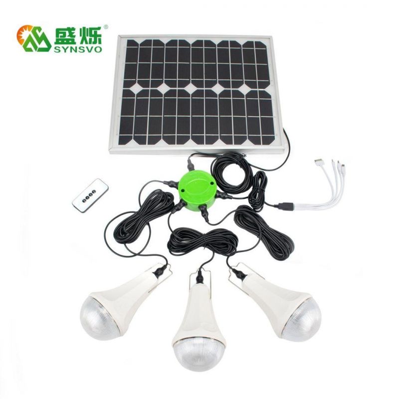 Household appliance Easy Installation Solar Generator Pendant Lamp 4 Lights