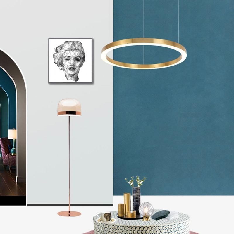 Circle Design Ceiling Lamp Pendant Lamp Hotel Lobby Lamp Display Lighting