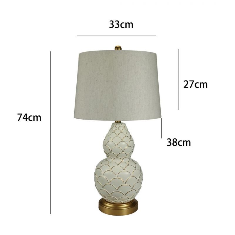 Exquisite Chinese Style Classical Base Lighting Indoor Table Lamp LED Lighting