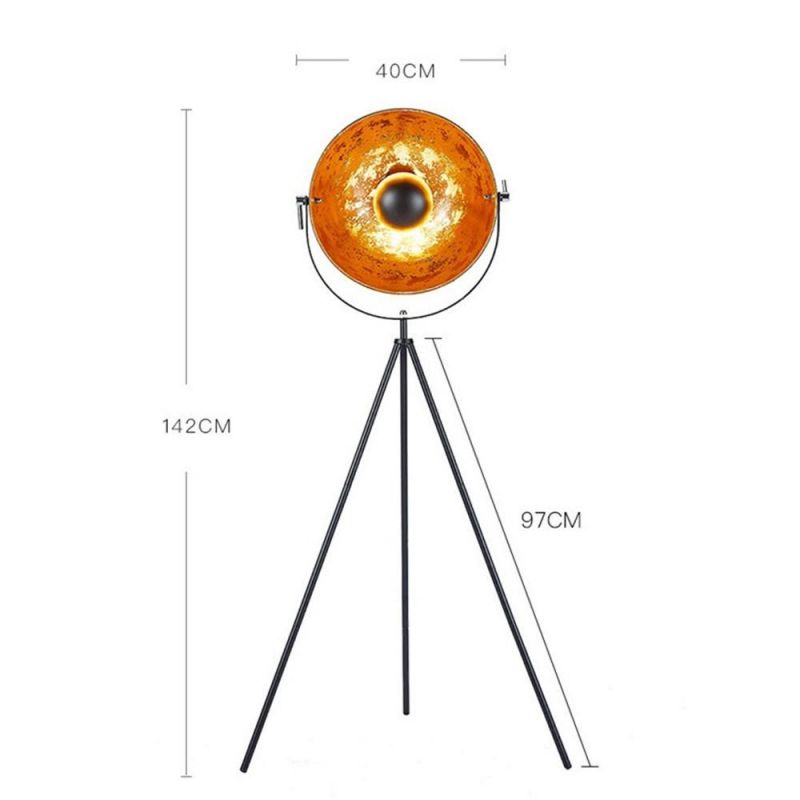 Industrial Vintage Floor Lamps for Living Room Home Decor Photo Studio Fill Light Standing Lamps for Bedroom Bedside Lamps