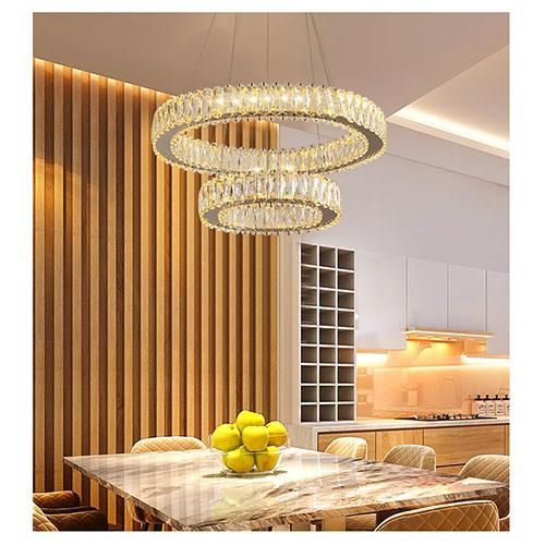 Hanging Lamp with K9 Crystal Chandelier for Home Decoration