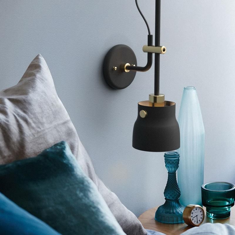 Modern Sconce Lighting Wall Mounted Bedroom Bedside Wall Light Black Wall Sconce (WH-OR-212)