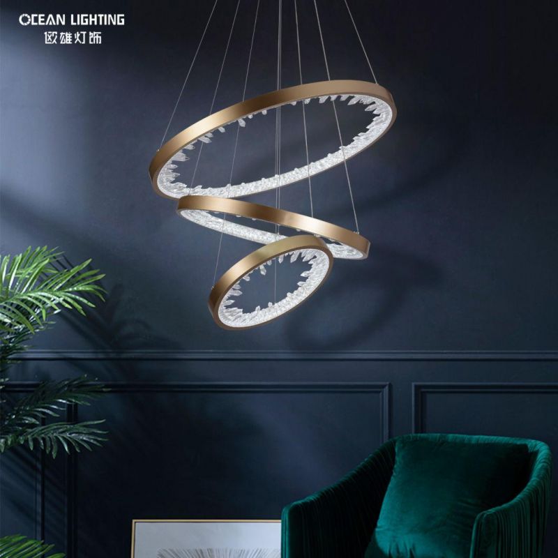 Modern Design 3 Rings Chandelier